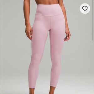 Lululemon rose blush pink leggings align 25” 4 XS